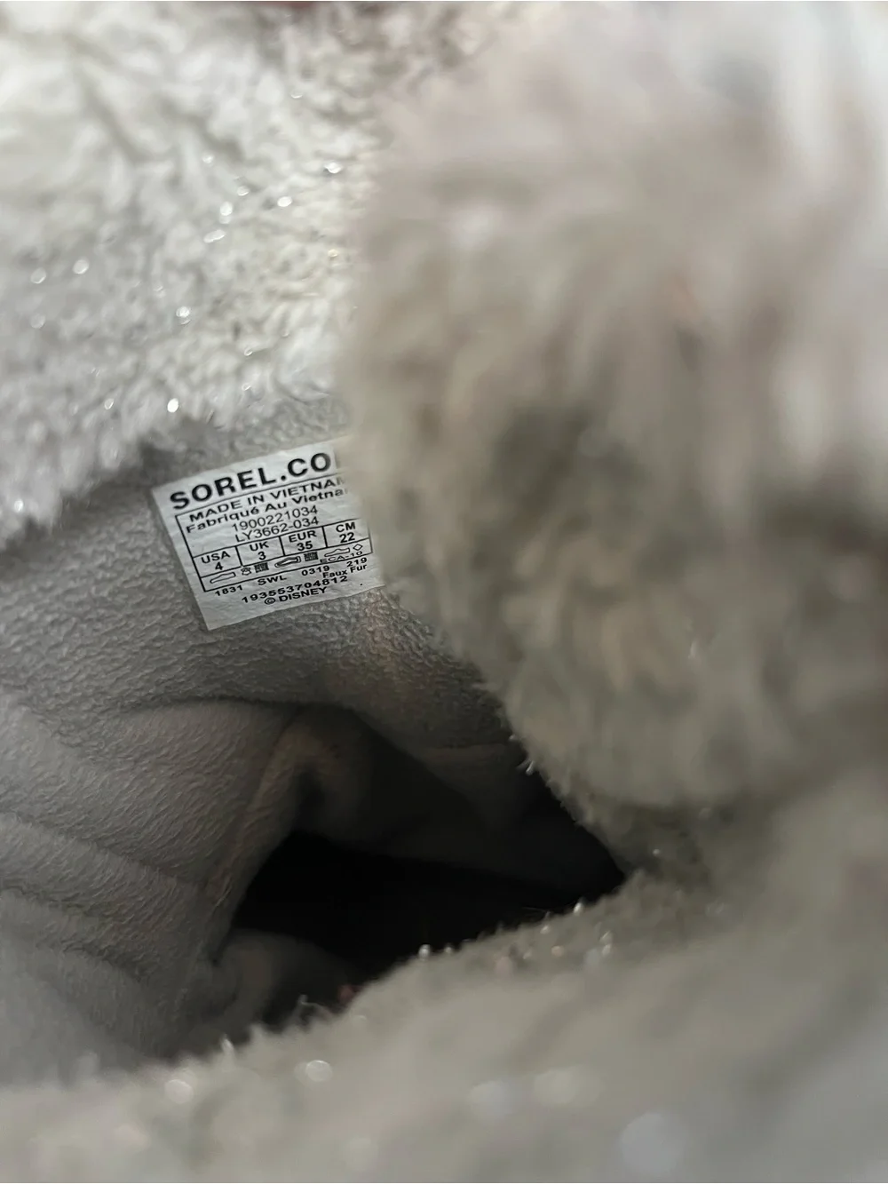 Sorel Disney Frozen Tofino II Waterproof Insulated Snow Boots Girls 4 Silver